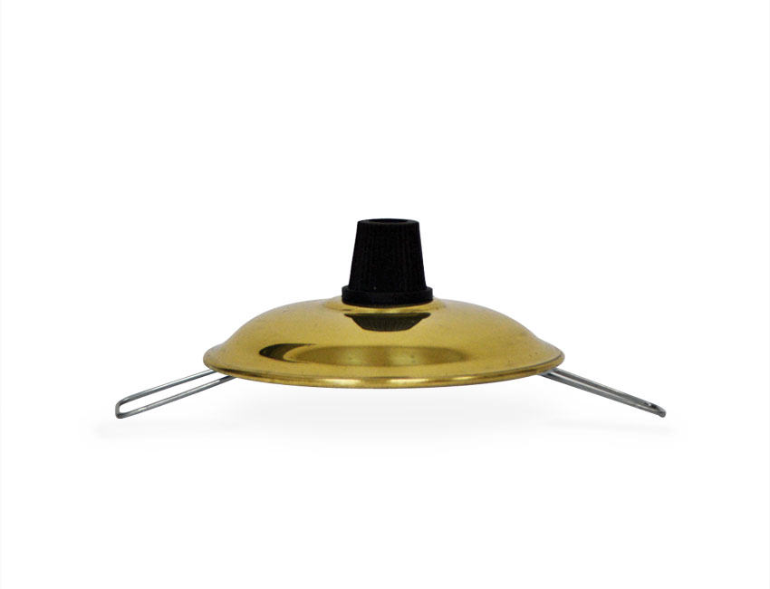 Brass plate with steel spring clip cord grip gallery