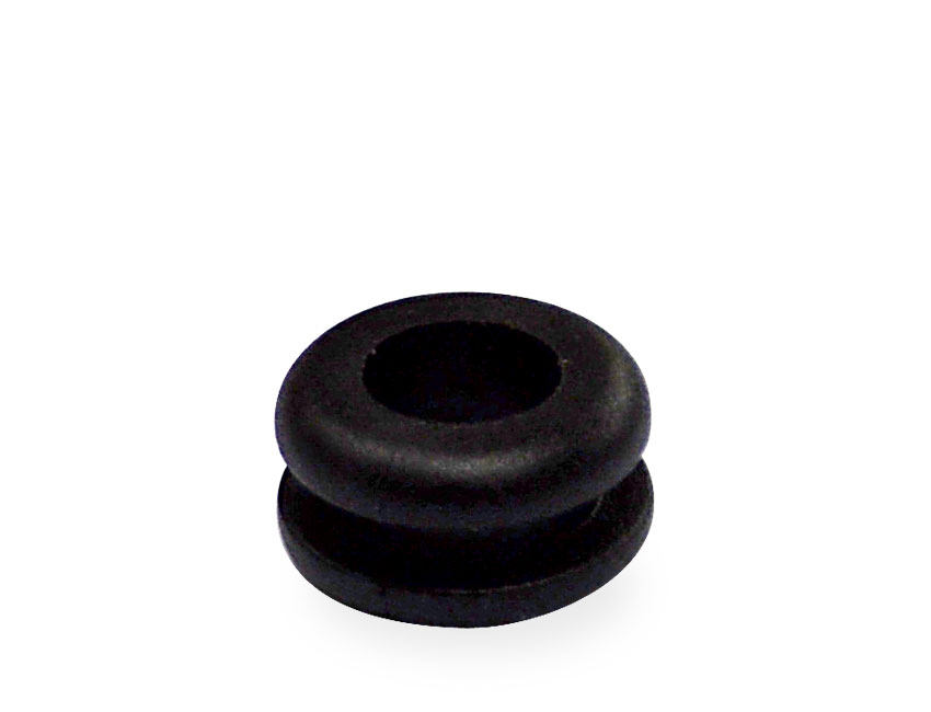 Black plastic lamp grommet