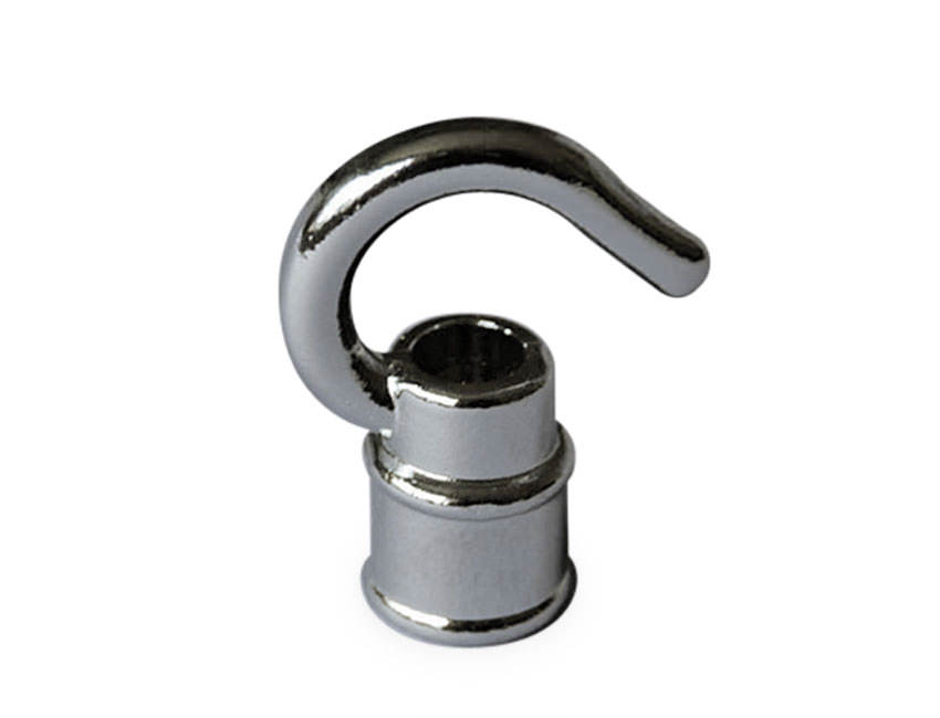 Chrome hook with ½ inch female thread