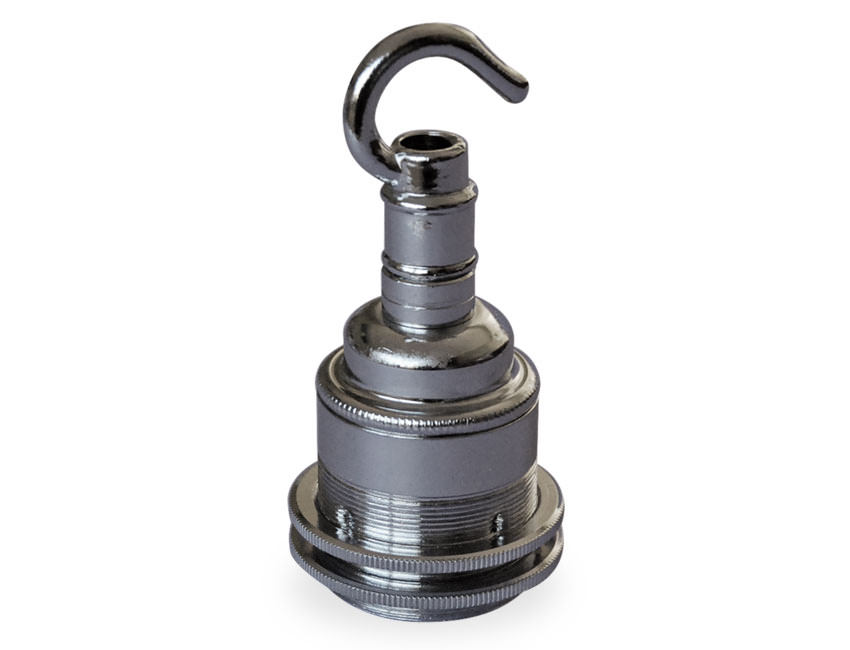 Chrome ES lamp holder with hook