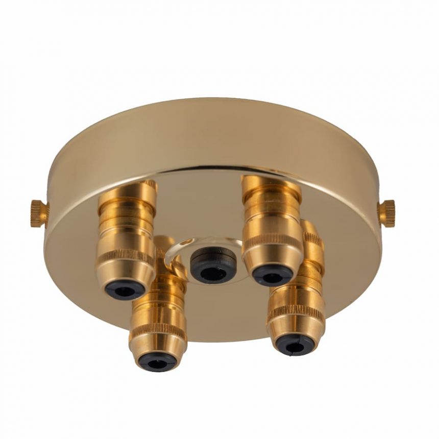 brass 4 way ceiling rose