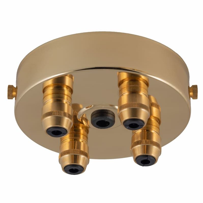 brass 4 way ceiling rose