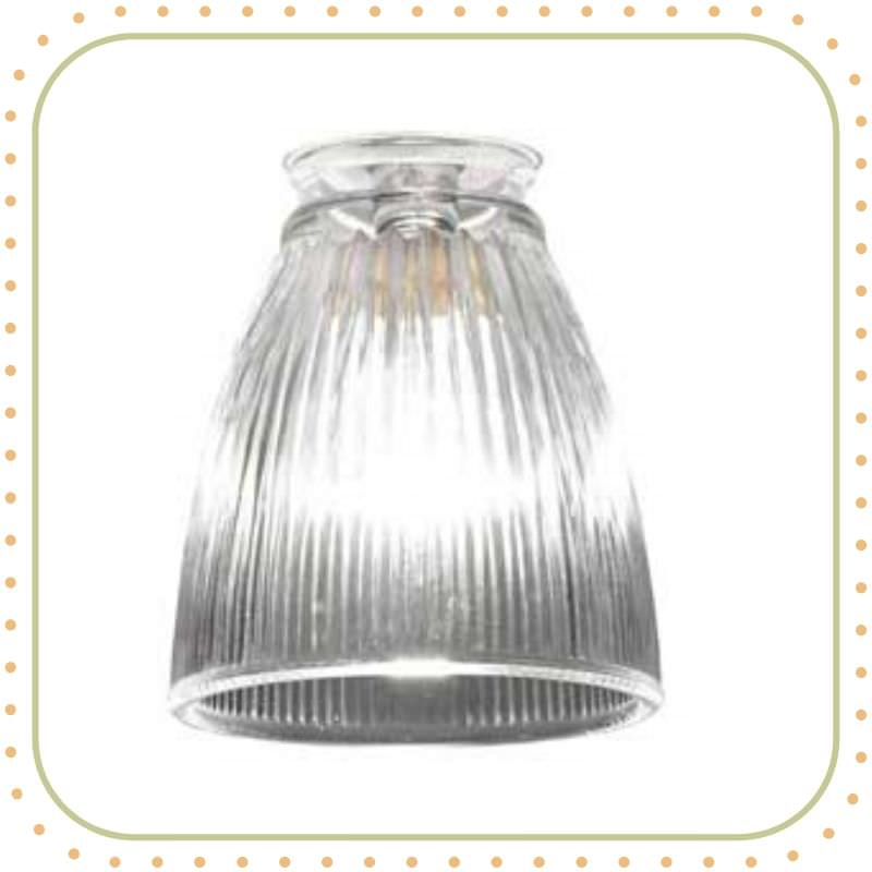 Prismatic glass lamp shade Tulip 1 150x150