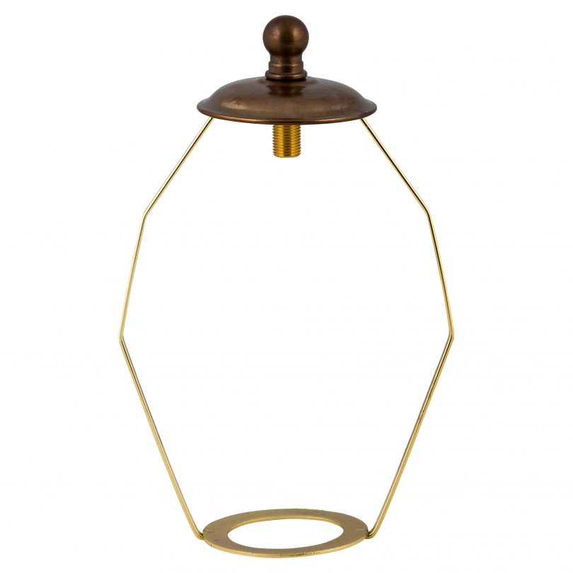 Table lamp shade carrier