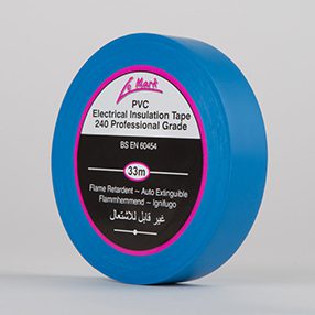 blue electrical tape