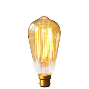 big bulb vintage gold led filament bc lit cal 150x150