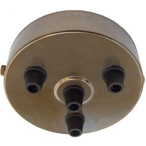Ceiling Rose With Four Black Outlets Lamps And Lights