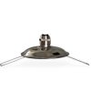 Chrome lamp shade holder