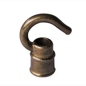 big hardware hook female 13mm antique 150x150