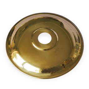 big hardware metal plate 10mm brass 150x150