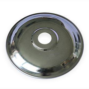 big hardware metal plate 10mm chrome 150x150