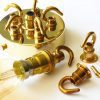 ceiling rose hook brass
