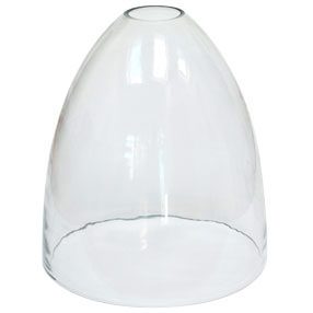 glass light shade ES hole