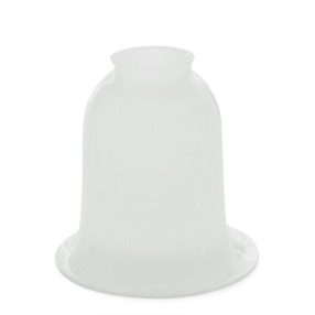 big lightshade bell handblown white glass gallery 150x150