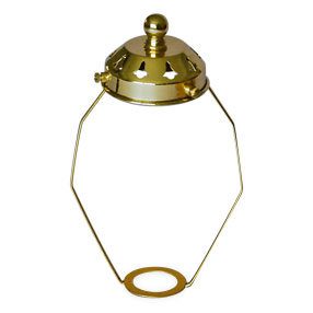 big shade carrier 15cm metal gallery brass 150x150