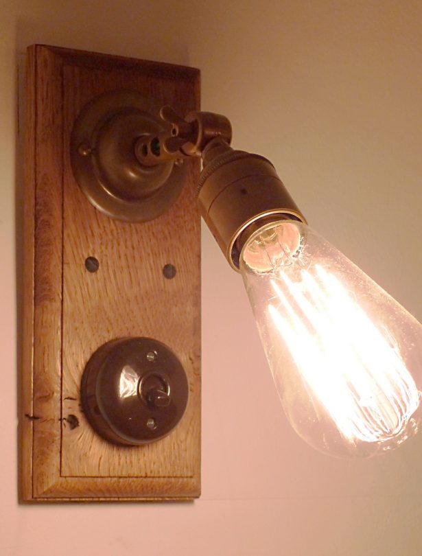 antique wall light