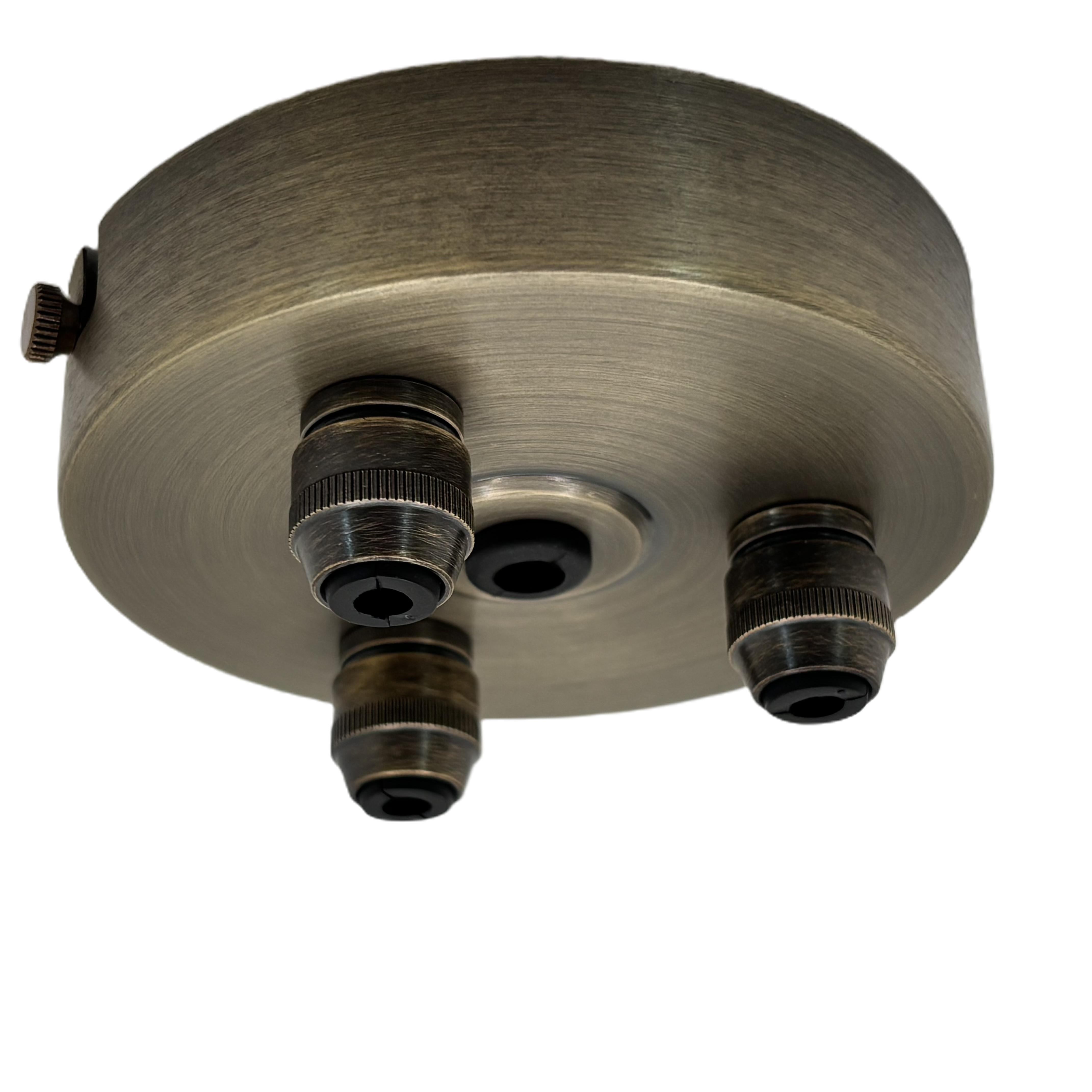 Ceiling Rose Three Metal Outlets - Image 4