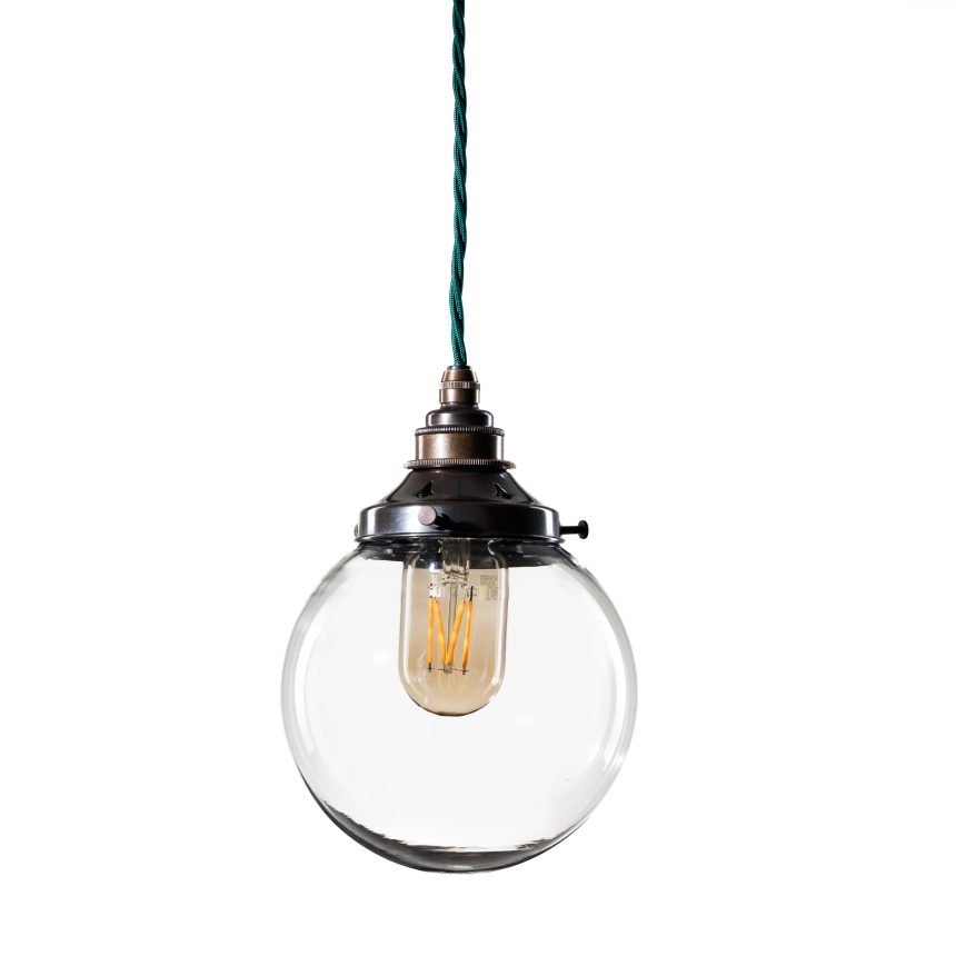 clear globe ceiling  pendant 150x150