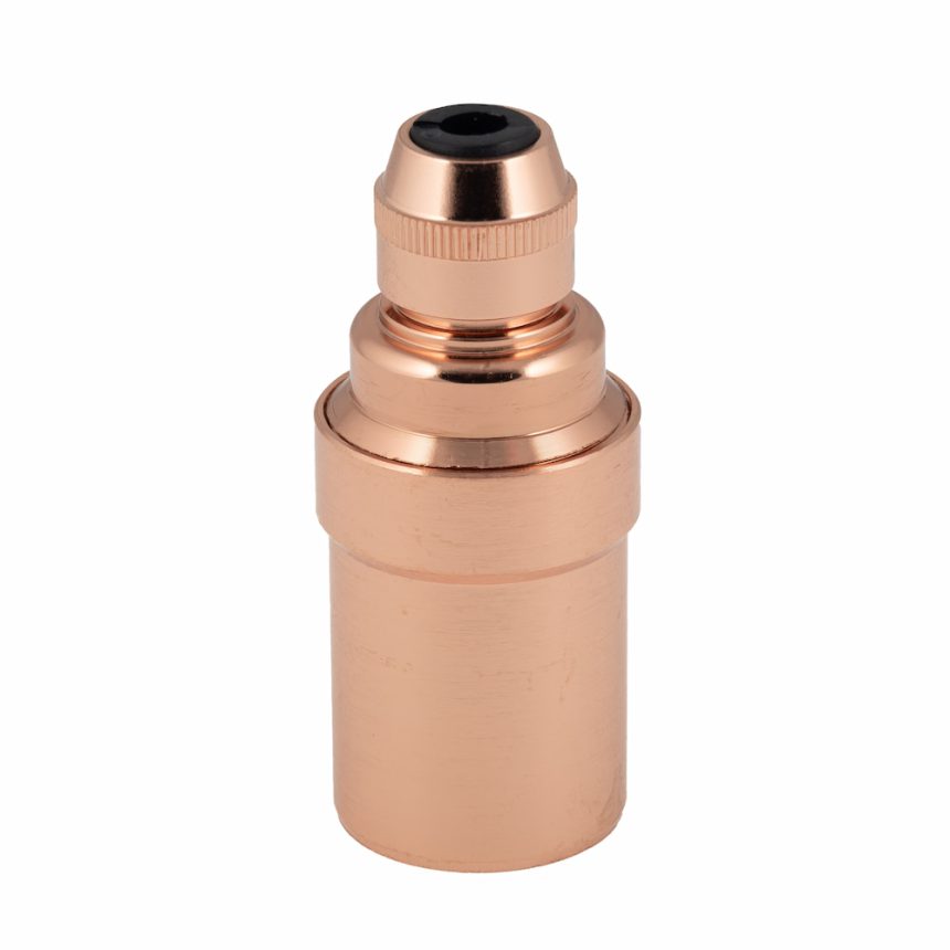 Copper lampholder SES
